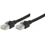 Tecline S/UTP Cat5e komutacinis kabelis, 0,3 m, RJ-45 male to male, juodas 719003S