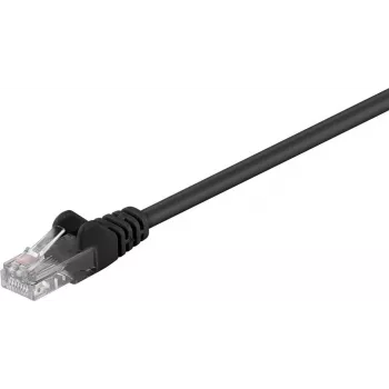Wentronic Goobay CAT 5e tinklo kabelis, U/UTP, juodas, 5 m - CCA varis-aliuminis (68651)