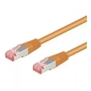 Wentronic Goobay CAT 6 tinklo kabelis, S/FTP (PiMF), oranžinis, 30 m - LSZH be halogenų, varis (93474)