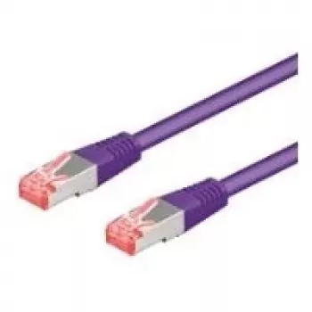 Wentronic CAT6a-150 tinklo kabelis, 1,5 m, RJ-45 – RJ-45, violetinės spalvos, 10 Gbps, U/FTP, PVC 95608