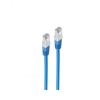 Shiverpeaks BS75211-B Cat5e SF/UTP tinklo pataisos kabelis, 1m, mėlynas