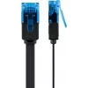 Wentronic RJ45 Cat6a tinklo kabelis 3m U/UTP, auksuoti kontaktai 96334