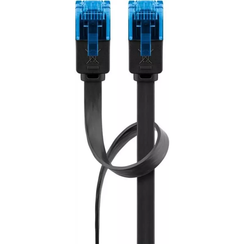 Wentronic RJ45 Cat6a tinklo kabelis 3m U/UTP, auksuoti kontaktai 96334