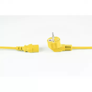 shiverpeaks BASIC-S maitinimo laidas Schuko – IEC C13, 1,8 m, geltonas BS09-05182