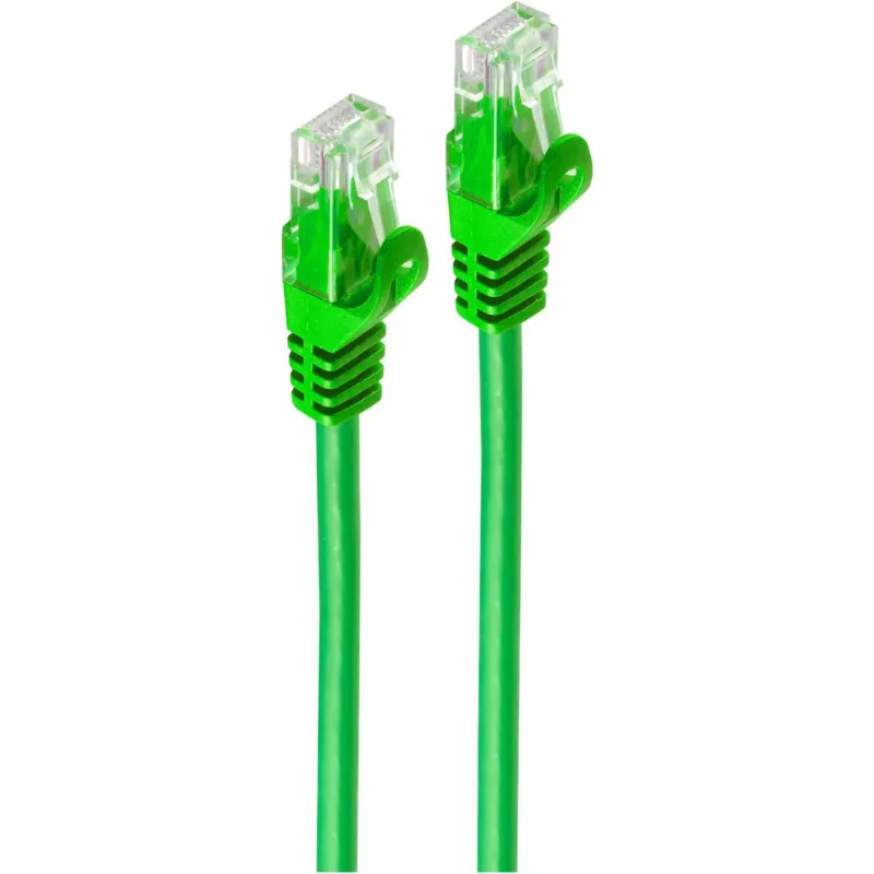 SHIVERPEAKS BASIC-S Cat.6A U/UTP tinklo kabelis, žalias, 5m, RJ45, 10Gbps, 500MHz BS08-35053