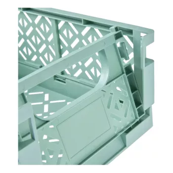 keeeper Mini Folding Box fritzi, dydis L, Nordic Green, 9.6 litro, sulankstoma dekoratyvinė laikymo dėžė, tinkama maistui, 1 vnt. 1023431500000