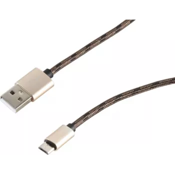 SHIVERPEAKS S-Conn USB 2.0 laidas, USB-A į Micro-USB B, 0,9 m, rudas 14-50079