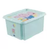 keeeper karolina Peppa Pig 24 litrų dėžė su dangčiu, PP, akvamarino spalvos, 1 vnt.