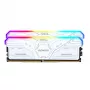 GeIL Gemini RGB 32GB DDR5 6000MHz stalinių žaidimų atmintinės rinkinys (2 x 16GB) – baltas