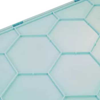 keeeper Profi Folding Box lea, 32 litrų, Aquamarine, keliamoji galia 30 kg, Soft Grip rankenos, PP/TPE, 1 vnt 10296624000NN