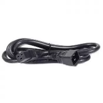 BACHMANN IEC C20 į C19 maitinimo kabelis 1m juodas 16A 250V 356.1228