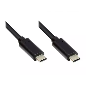 EXSYS EX-K1585-2.0 USB-C į USB-C kabelis 2m USB 3.2 Gen 1 5Gbps 100W PD juodas