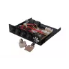 EXSYS EX-3466-2 SATA III 4 portų perjungiklis - 1 į 4 HDD/SSD selektorius, 6Gbps, Hot-Swap, Marvell lustas