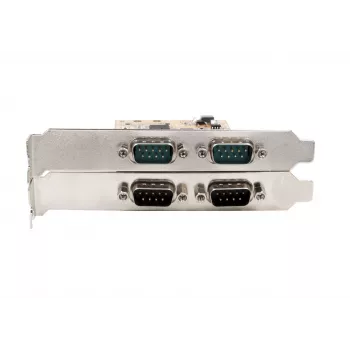 EXSYS EX-45034IS 4 prievadų RS-232 PCI Express serijinė plokštė su 2,5 kV optine izoliacija
