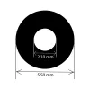 EXSYS DC lizdas 5,5x2,1mm į 2 kontaktų terminalų bloką adapterio kabelis su mygtuku, 15cm EX-49141
