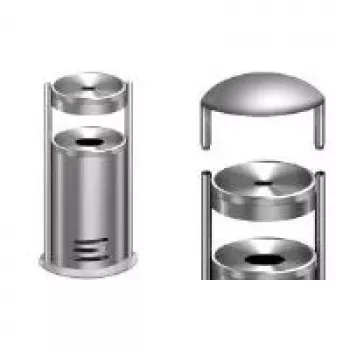 Kerkmann nerūdijančio plieno apsauginis stogelis safety stand peleninei, 1 vnt. (6292)