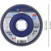 Bosch X-LOCK X571 Best for Metal 115 mm G 60 kampinis šlifavimo diskas metalui 2608621763