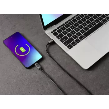 Renkforce USB-C į USB-C kabelis 2.0, 2 m, sidabrinis (metalinis) RF-6249498