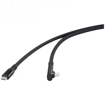 Renkforce USB4 USB-C į USB-C kabelis 1 m juodas 8K UHD su magnetiniu jungtimi RF-6438138