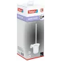 tesa MOON WHITE tualeto šepetys su laikikliu, savaiminio klijavimo, metalinis, matinis baltas 40571-00000-00