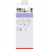 tesa MOON WHITE tualeto šepetys su laikikliu, savaiminio klijavimo, metalinis, matinis baltas 40571-00000-00