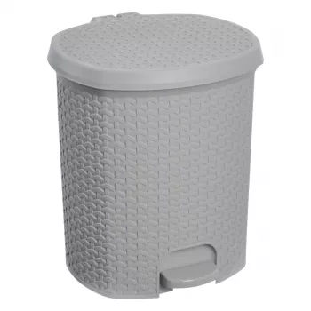 keeeper tjark pedalų šiukšliadėžė 21 L Nordic Grey Rattan Look 1030413000000