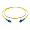 Corning LC/LC OS2 vienmodis dvigubas optinis pataisos kabelis, 10m, geltonas F040402G2Z20010M