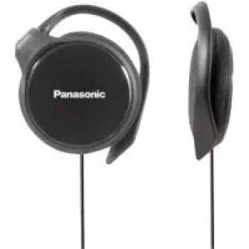 Panasonic RP-HS46E Sportiniai Clip-On ausinės su ausų kabliukais - juodos