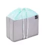keeeper nea vaisių ir daržovių laikymo maišas, 9 litrų, pilkas/aquamarine, su virvele, sulankstomas, maistui saugus, 1 vnt. 1229562400000