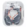 Uvex xact-fit daugkartinio naudojimo ausų kištukai 26 dB SNR, 50 porų, mėlyni 2124017