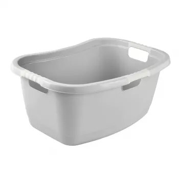 keeeper Janne skalbinių kubilas, Nordic-Grey, 38 L, inkstų formos, soft-touch rankenos 1078313000000