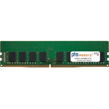 PHS-memory 16GB DDR4 ECC UDIMM 2666MHz PC4-21300E atminties modulis, skirtas ASRock D1848TERD4U-4Q (SP552438)