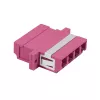 LogiLink LC-Duplex Quad šviesolaidinių adapterių rinkinys, violetinis, 12 vnt. FA04LC7