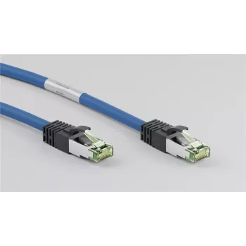 Wentronic 45657 Cat8.1 S/FTP tinklo kabelis, RJ45, 0,25 m, mėlynas