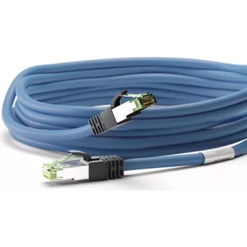 Wentronic 45657 Cat8.1 S/FTP tinklo kabelis, RJ45, 0,25 m, mėlynas