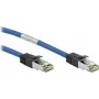 Wentronic Goobay CAT 8.1 tinklo kabelis, S/FTP (PiMF), mėlynas, 2 m - LSZH be halogenų, varis AWG 24 (45660)