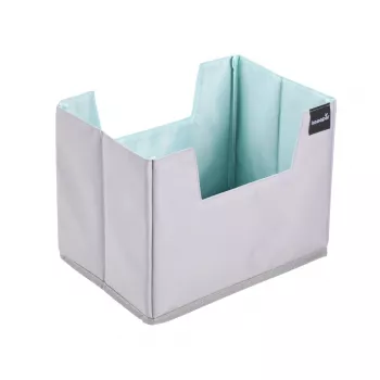 keeeper nea pirkinių organizatorius, L dydžio, pilkas/aquamarine, sulankstomas, sustiprintu dugnu, 38 l 1229862400000