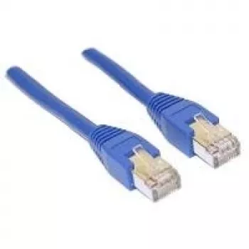 Wentronic Goobay CAT 5e F/UTP tinklo kabelis, mėlynas, 0,25 m, CCA, 1 Gbit/s 68615