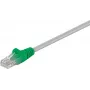 Wentronic Goobay CAT 5e krosoverinis tinklo kabelis, U/UTP, pilkas-žalias, 2 m - CCA varis-aliuminis (68864)