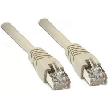 Wentronic Goobay CAT 5e krosoverinis tinklo kabelis, U/UTP, pilkas-žalias, 2 m - CCA varis-aliuminis (68864)