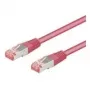 Wentronic Goobay CAT 6 S/FTP tinklo kabelis, magenta, 30 m, LSZH, varis 93440