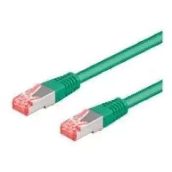 Wentronic Goobay CAT 6a S/FTP tinklo kabelis, 10 m, žalias, LSZH, varis 93702