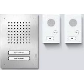 Siedle SET CLAB 850-2 E/W garso durų komplektas Classic nerūdijantis plienas/baltas 210010046-00