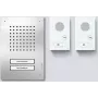 Siedle SET CLAB 850-2 E/W garso durų komplektas Classic nerūdijantis plienas/baltas 210010046-00