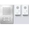 Siedle SET CLAB 850-2 E/W garso durų komplektas Classic nerūdijantis plienas/baltas 210010046-00