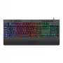 Redragon Shiva RGB membraninė žaidimų klaviatūra, juoda, 104 klavišai, 6 makro klavišai, 26 klavišų rollover, laidinė USB