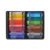 CARAN D'ACHE Neocolor I vaškinės pastelės, 40 vienetų rinkinys, apvalios, įvairių spalvų, popierinėmis įmautėmis 7000.340