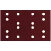 Metabo SRA šlifavimo lapeliai su Velcro tvirtinimu 80 x 133 mm, P120 grūdėtumas, 16 skylių dulkių ištraukimui, 50 vnt. paketas 635194000