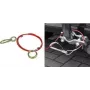 IWH 019611 Priekabos avarinio stabdymo trosas, plieninis, 1 m