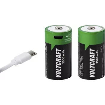 VOLTCRAFT Baby (C) Li-Ion akumuliatoriai 2500 mAh 1,5 V, 2 vnt. (VC-17275575)
